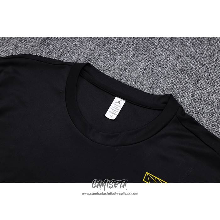 Chandal del Paris Saint-Germain Jordan 2023-2024 Manga Corta Negro - Pantalon Corto